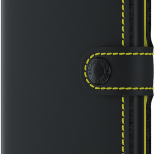 Secrid Miniwallet Matte black yellow