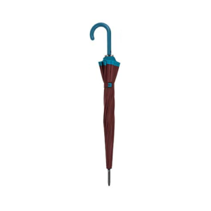 Bisetti Paraplu Bordeaux Rood met Blauw