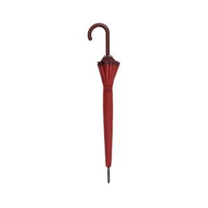 Bisetti Paraplu Rood Met Bordeaux Rood