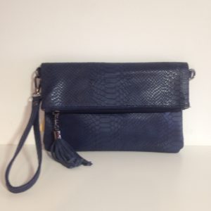 Envelope/clutch met slangenprint Guiliano