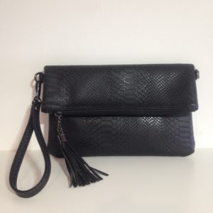 Envelope/clutch met slangenprint Guiliano