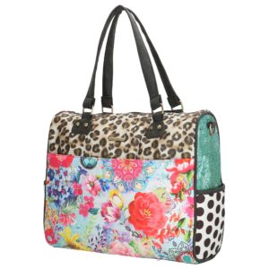Melli Mello schoudertas/shopper Turquoise multi