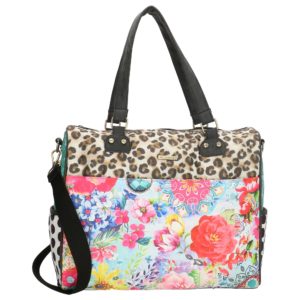 Melli Mello schoudertas/shopper Turquoise multi