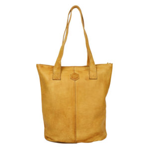 Bear Design shopper geel