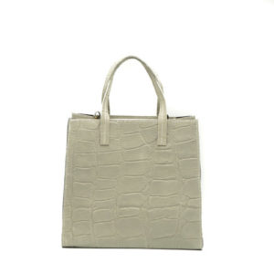 Teatro leer croco print wit